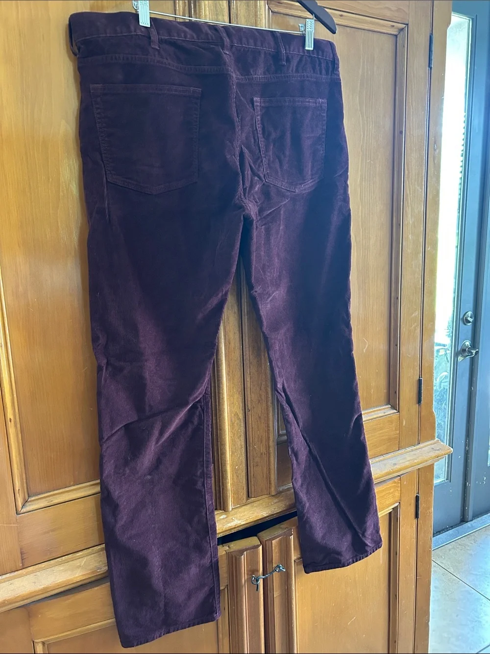 J. Crew Men's Deep Wine Corduroy Pants